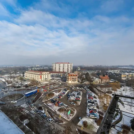 Apartman Functional With A View Of The In A Quiet Area Of By Renters Wrocław